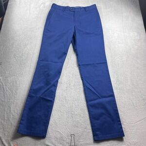 Charles Tyrwhitt Royal Blue Slim Fit Non-Iron Chinos 32W 34L TRC0279RYL324
